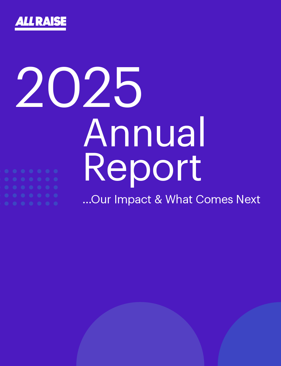 All Raise 2025 Annual Report cover